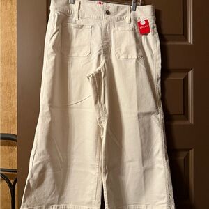 Spanx Cream Wide-Leg Pants